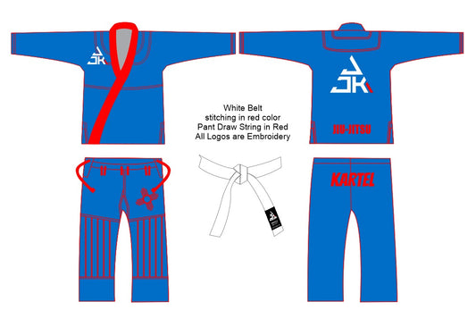 Kids KARTEL Blue/Red GI